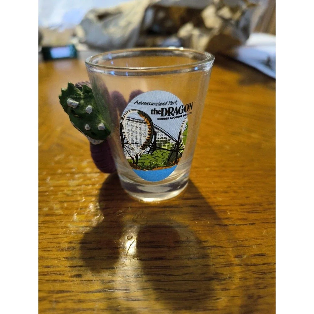 Adventureland Park The Dragon 3D Shot Glass